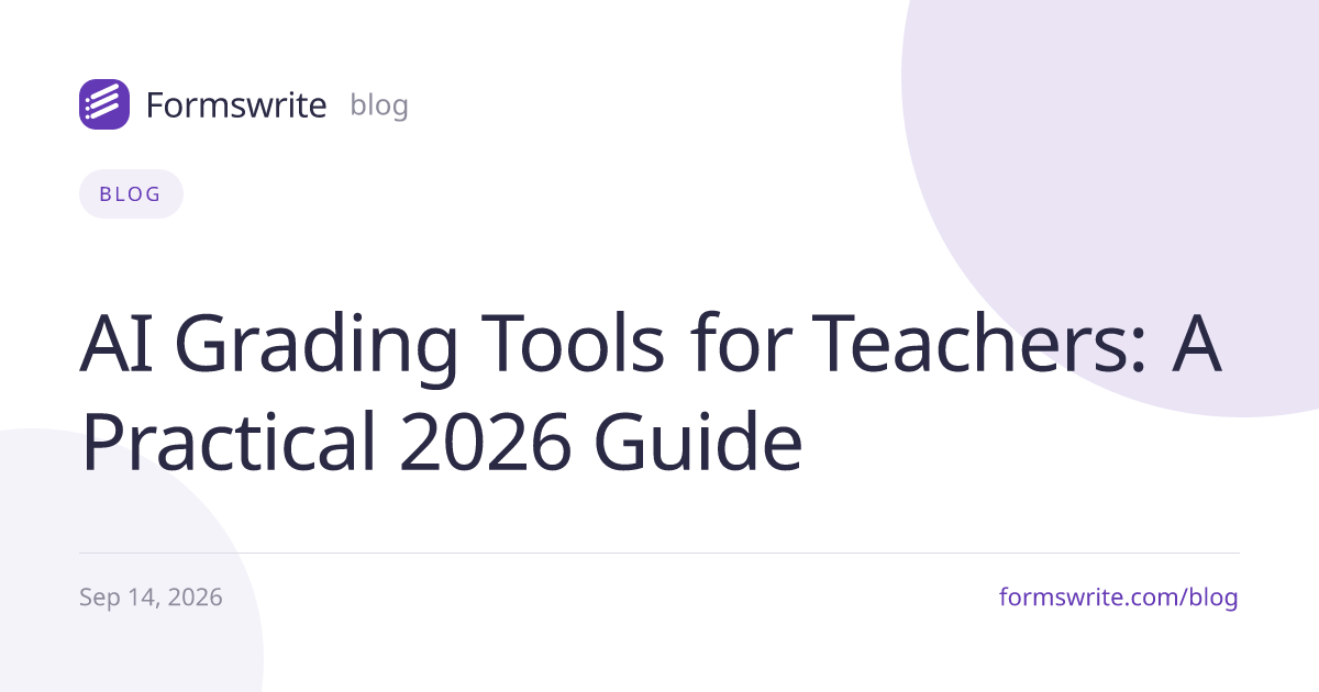 AI Grading Tools for Teachers: A Practical 2026 Guide