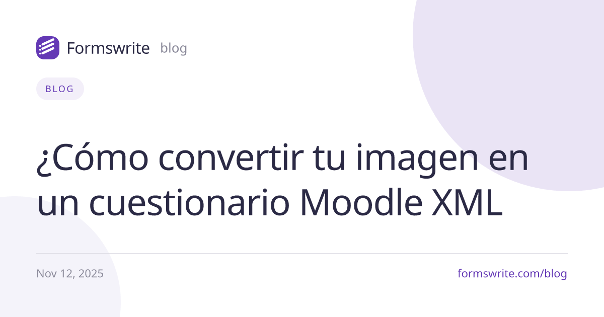 ¿Cómo convertir tu imagen en un cuestionario Moodle XML