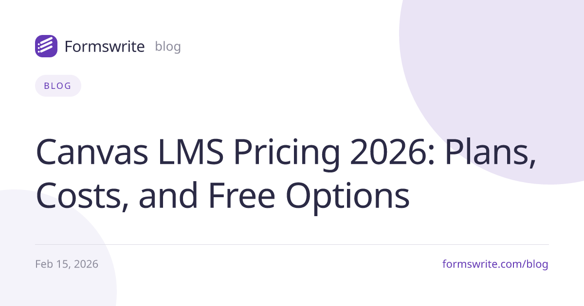 Canvas LMS Pricing 2026: Plans, Costs, and Free Options