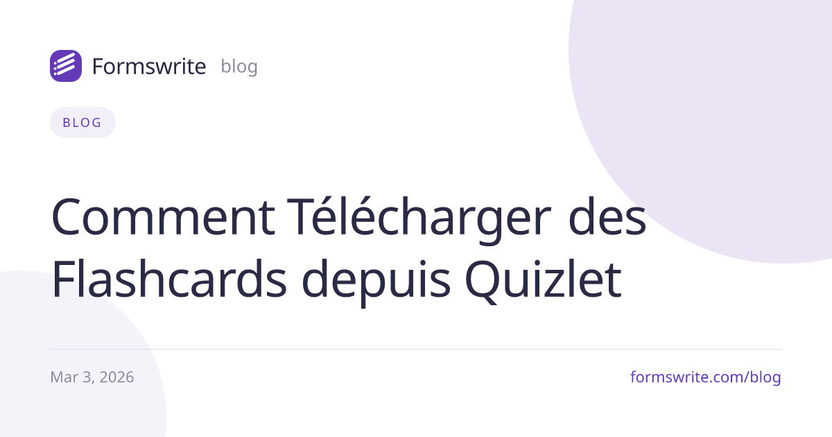 Comment Télécharger des Flashcards depuis Quizlet