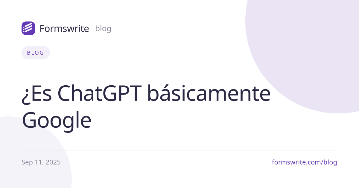 ¿Es ChatGPT básicamente Google