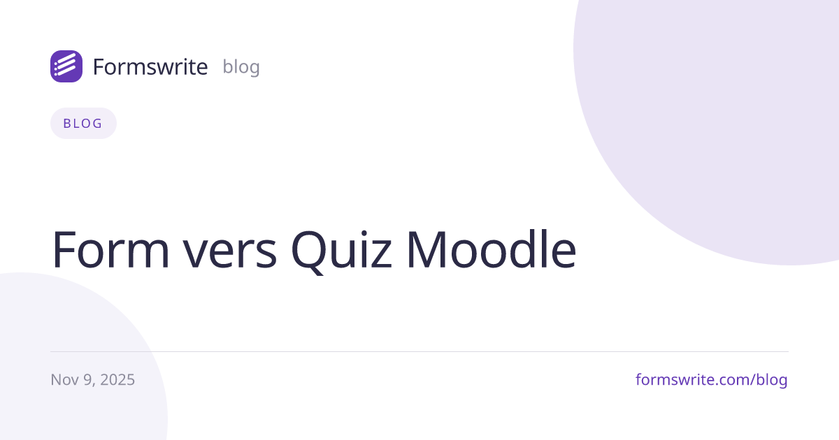 Form vers Quiz Moodle