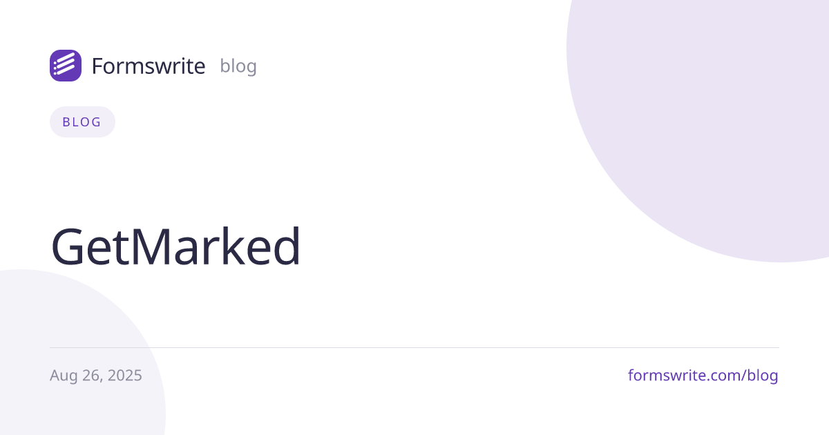 GetMarked