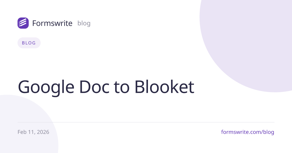 Google Doc to Blooket