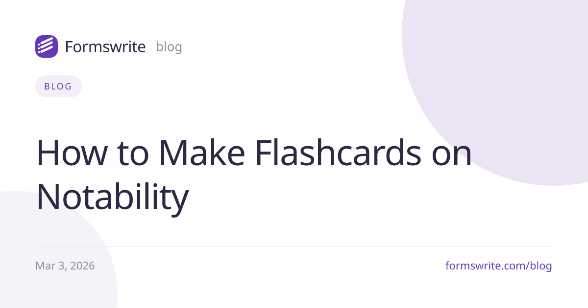 How to Make Flashcards on Notability