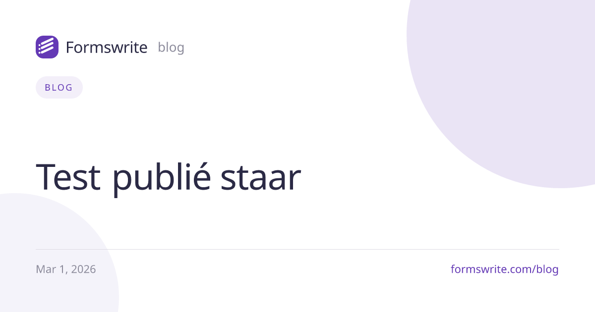 Test publié staar