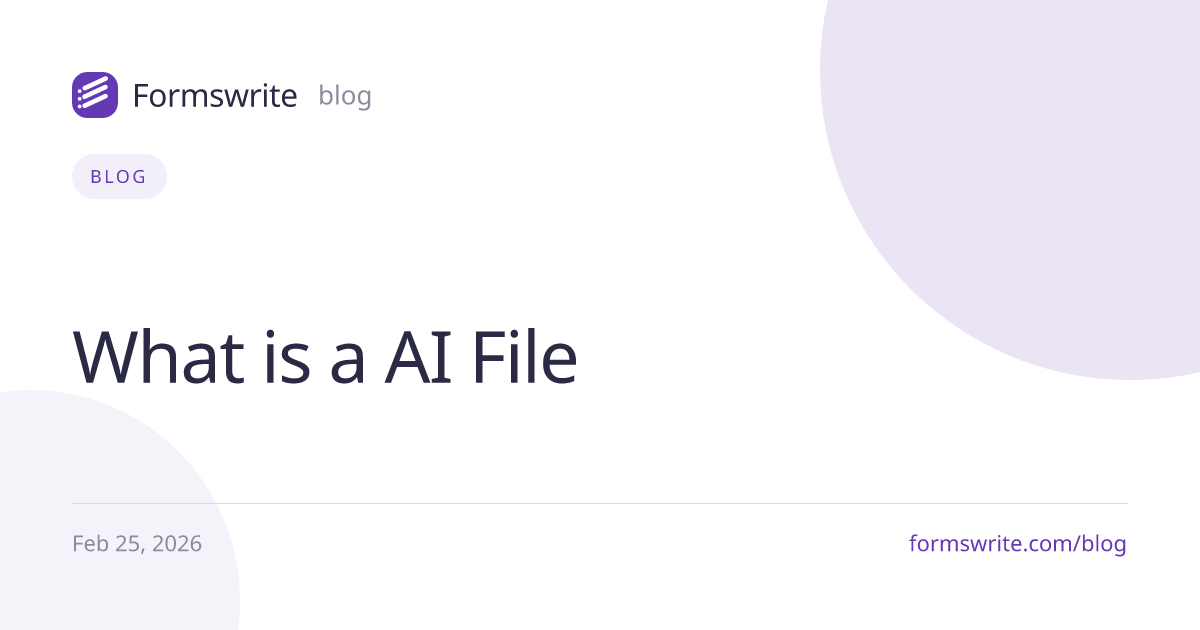 What is a AI File